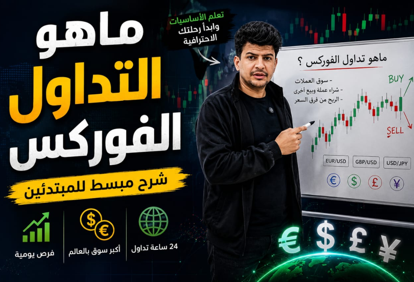 تعليم التداول من الصفر للمبتدئين